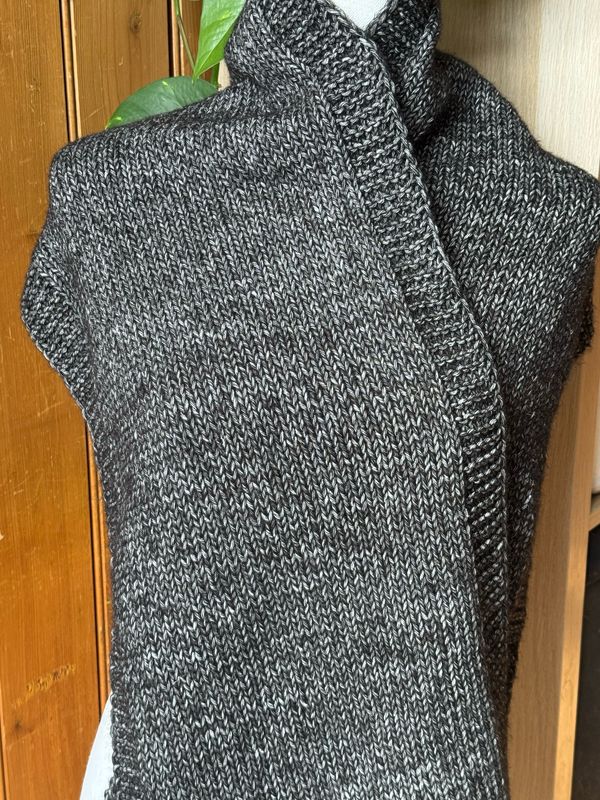The Mountain Scarf: wide, soft and just right