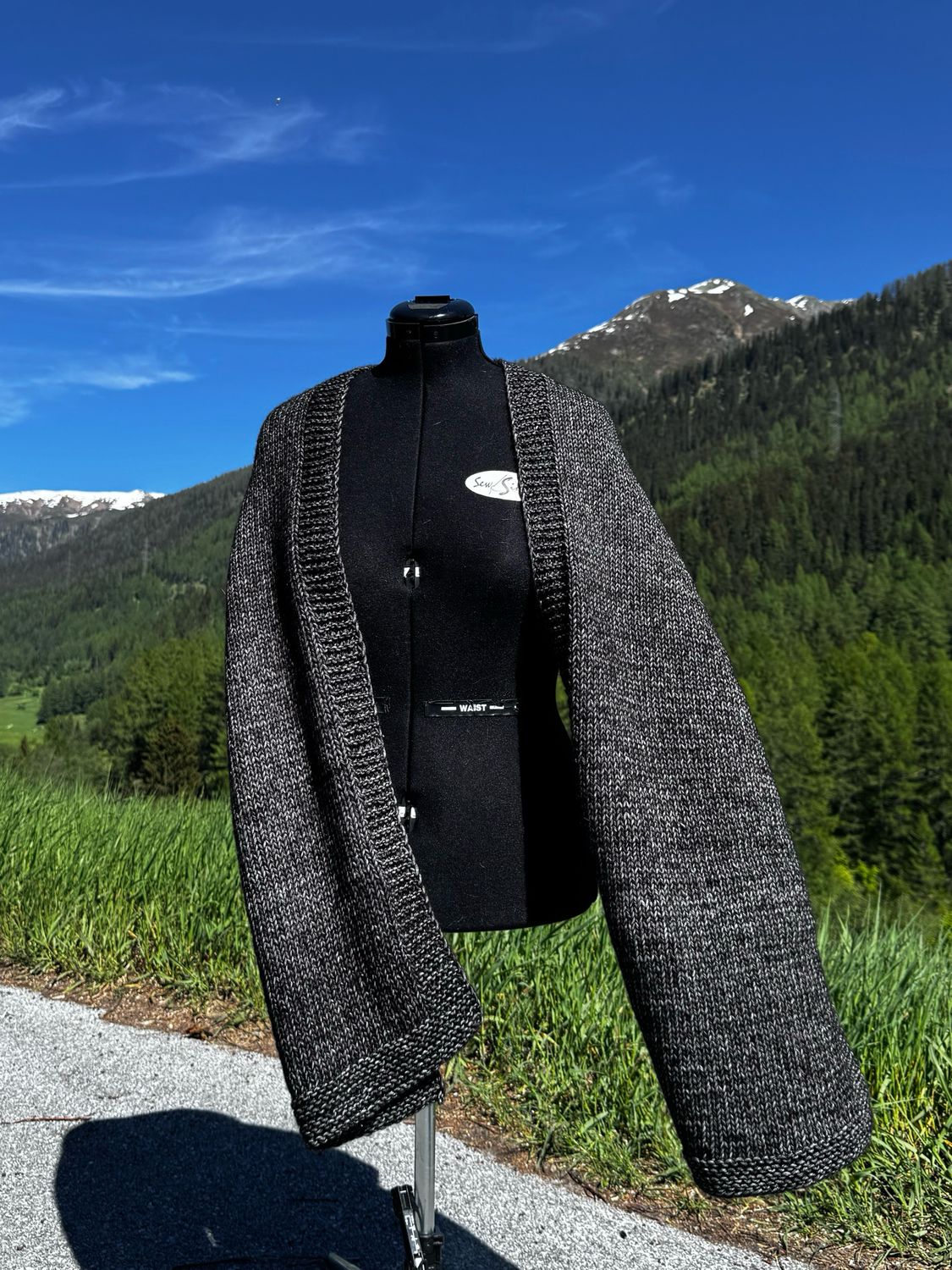 The Mountain Scarf: wide, soft and just right