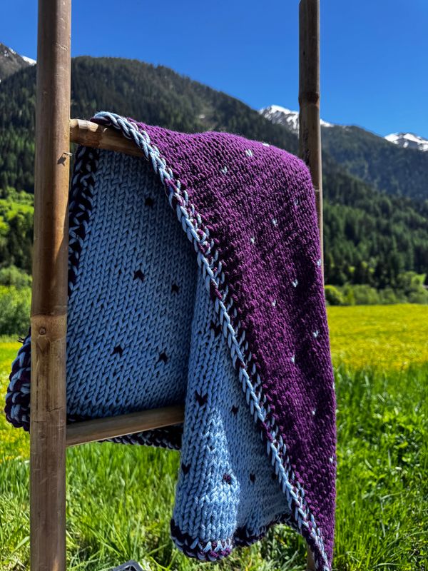 ​Alpine Twilight Baby Blanket