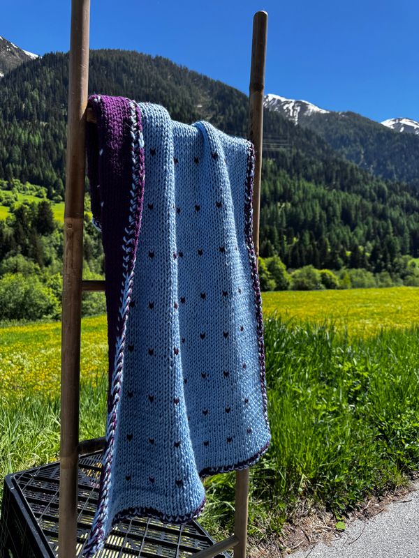 ​Alpine Twilight Baby Blanket