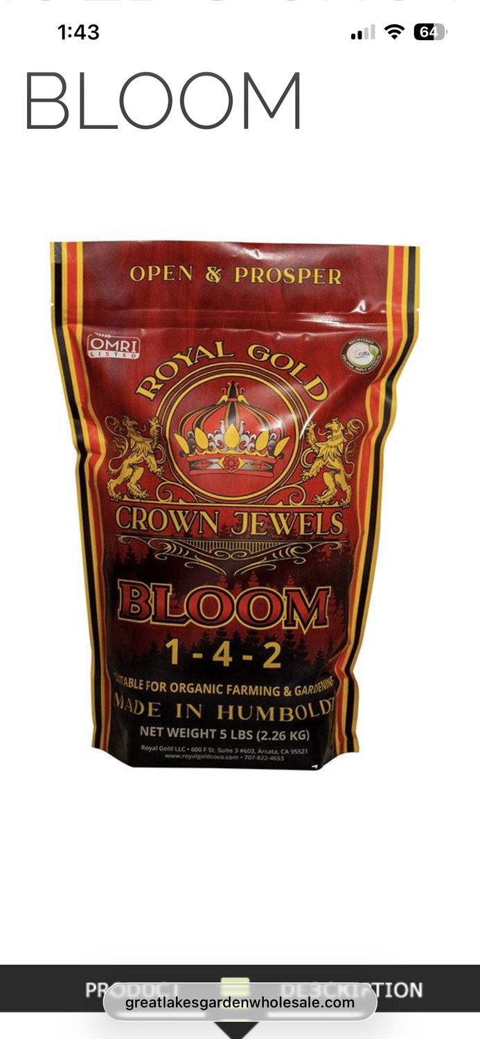 Crown Jewels Bloom 5lb