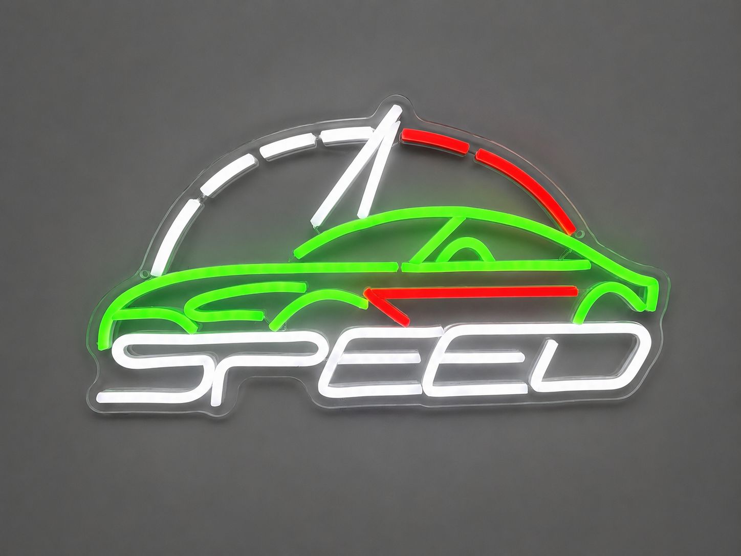Speed Green Car