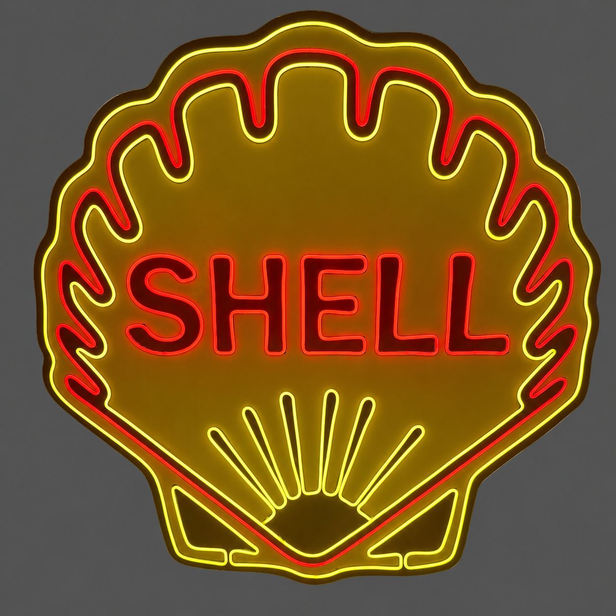 Shell Wood LED Neon Sign – One of a Kind