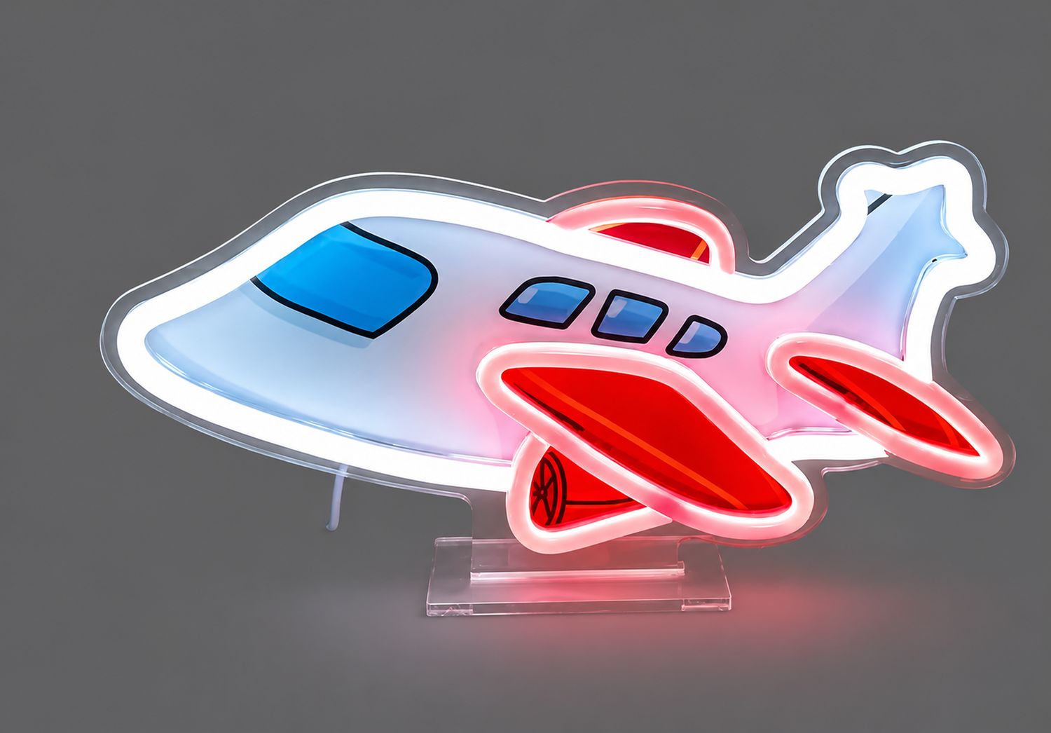 Airplane LED Neon Sign