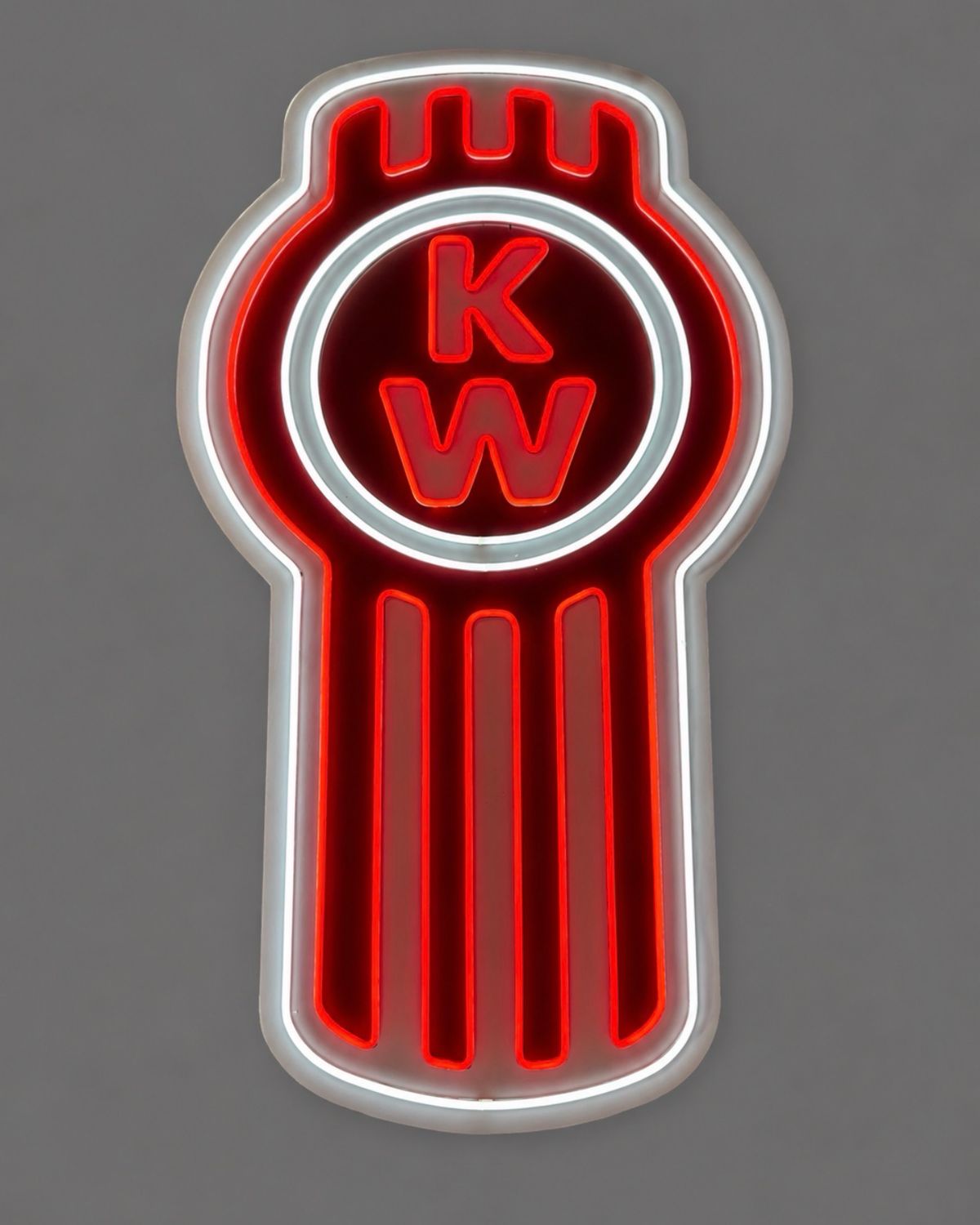 Kenworth Emblem Sign Wooden LED Neon