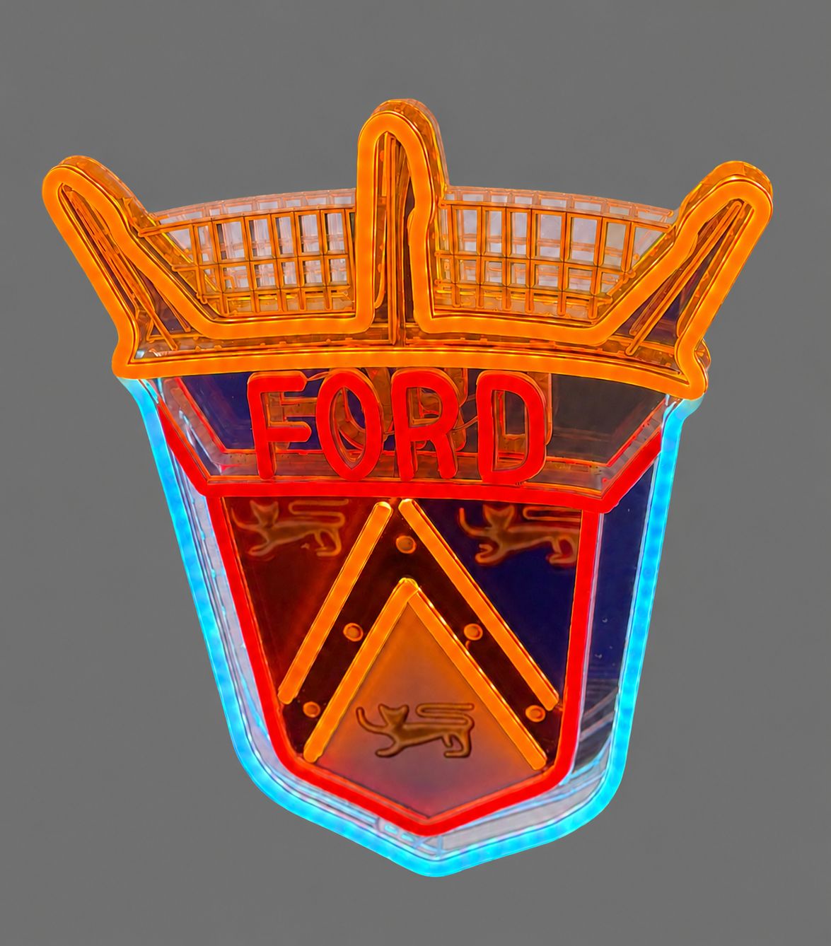 Ford Shield Cast Acrylic LED Neon Sign100