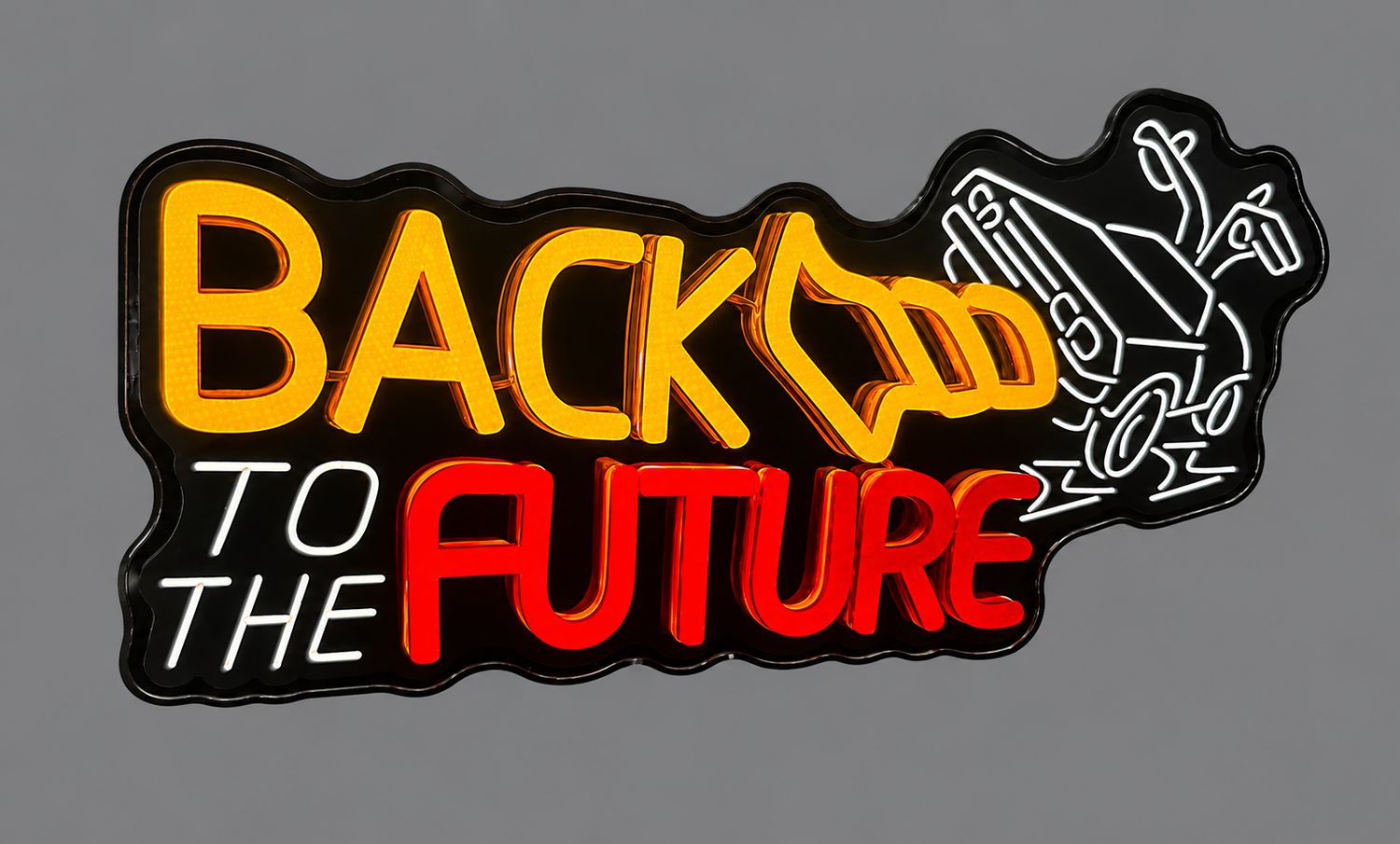 Back to the Future Car LED Neon Sign
