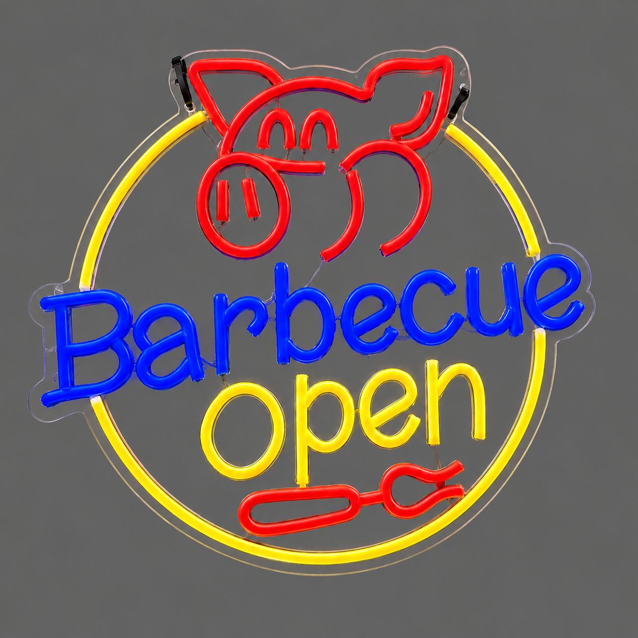Barbecue Open LED Neon Sign