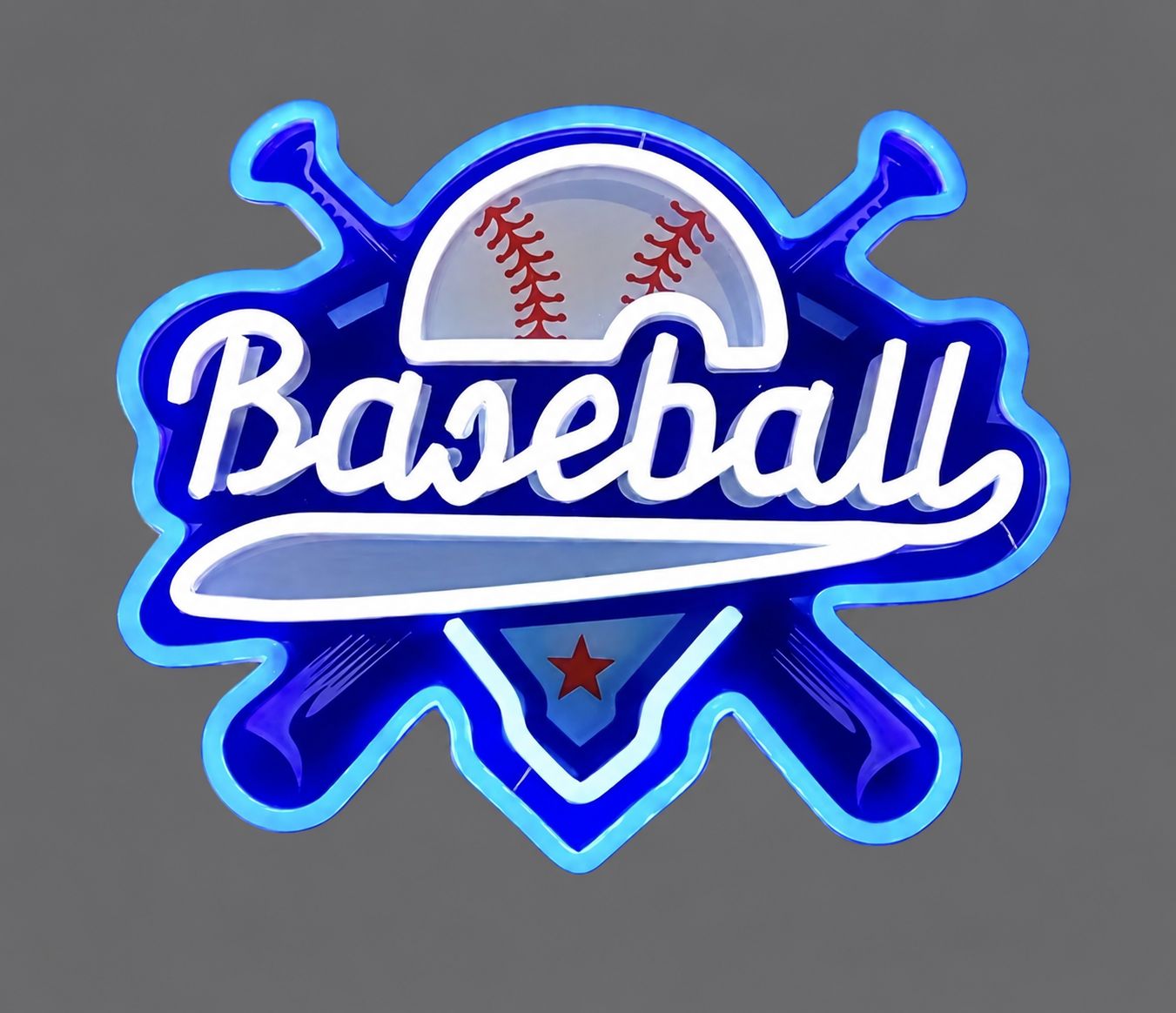 Baseball LED Neon Sign