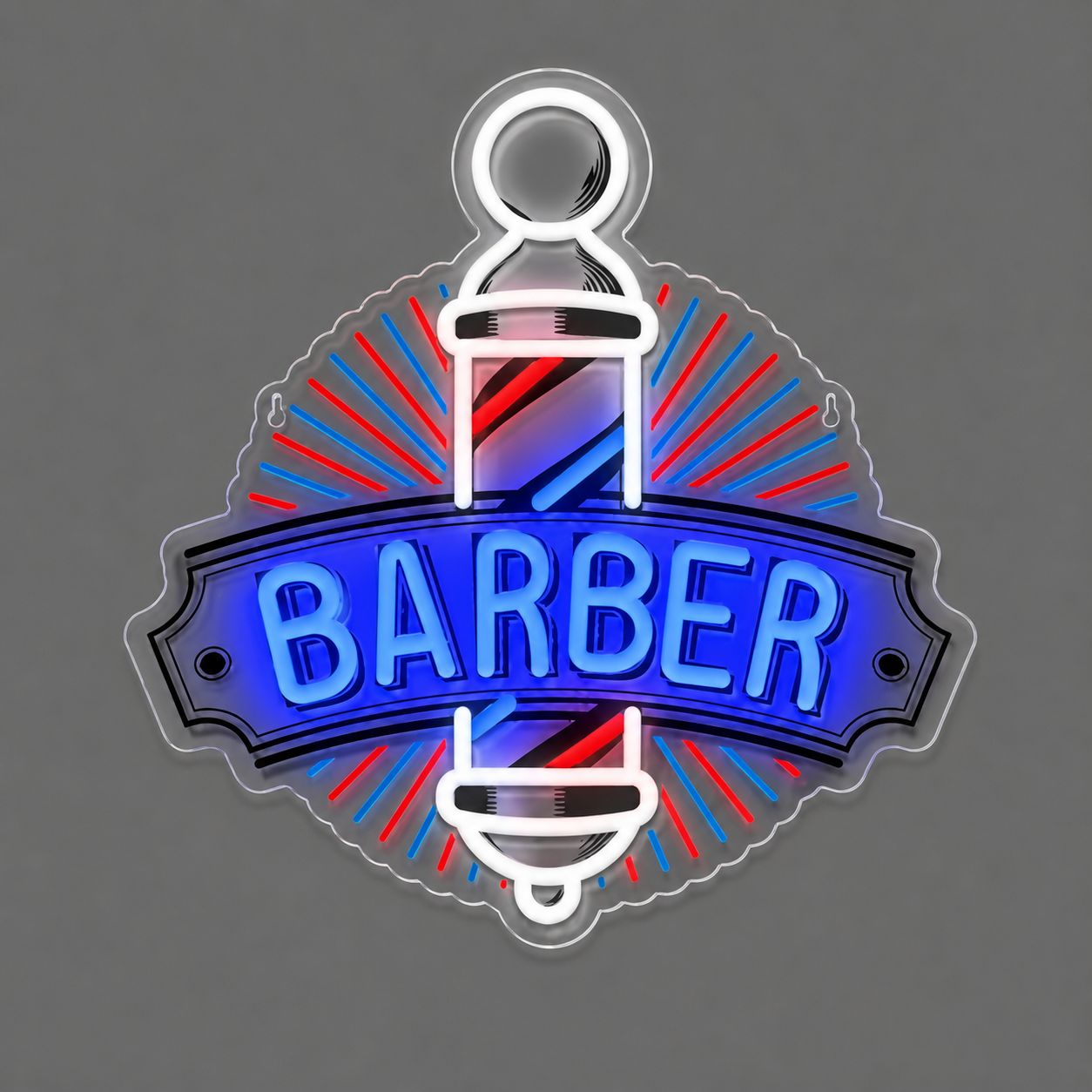 Barber Shop LED Neon Sign
