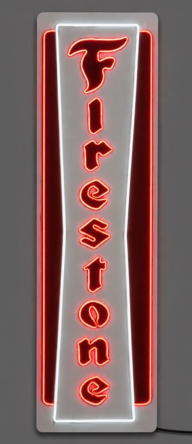 Firestone Wooden LED Neon Sign – 7 Foot