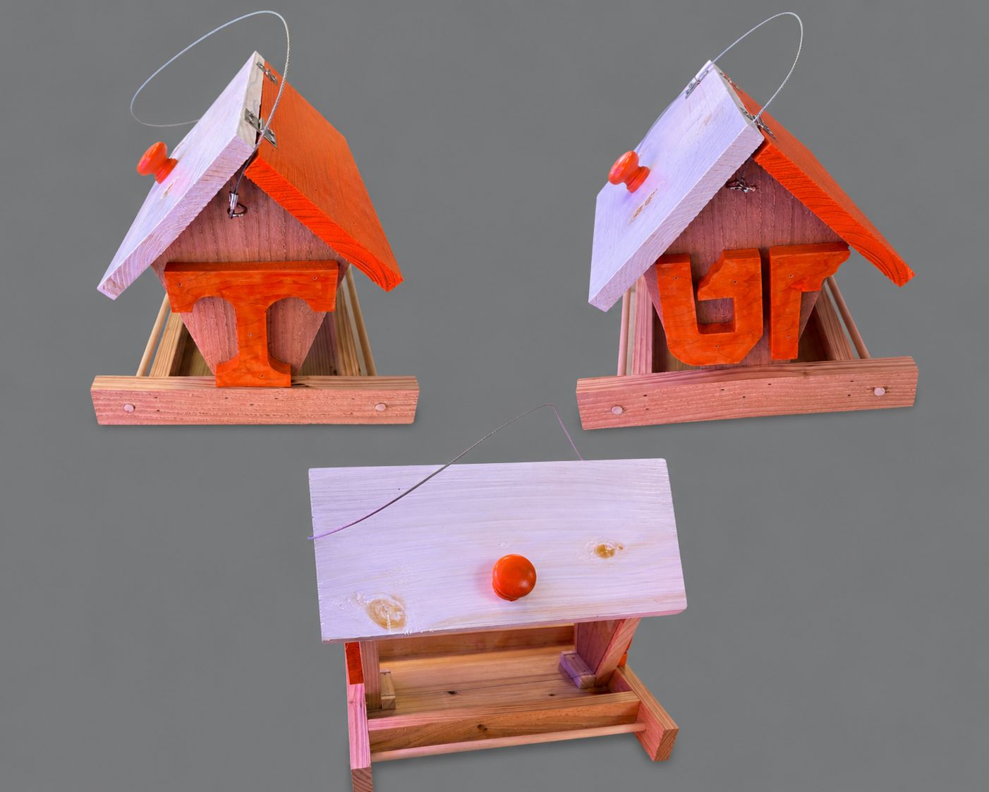 Tennessee Volunteers UT Wooden Bird Feeder Handmade