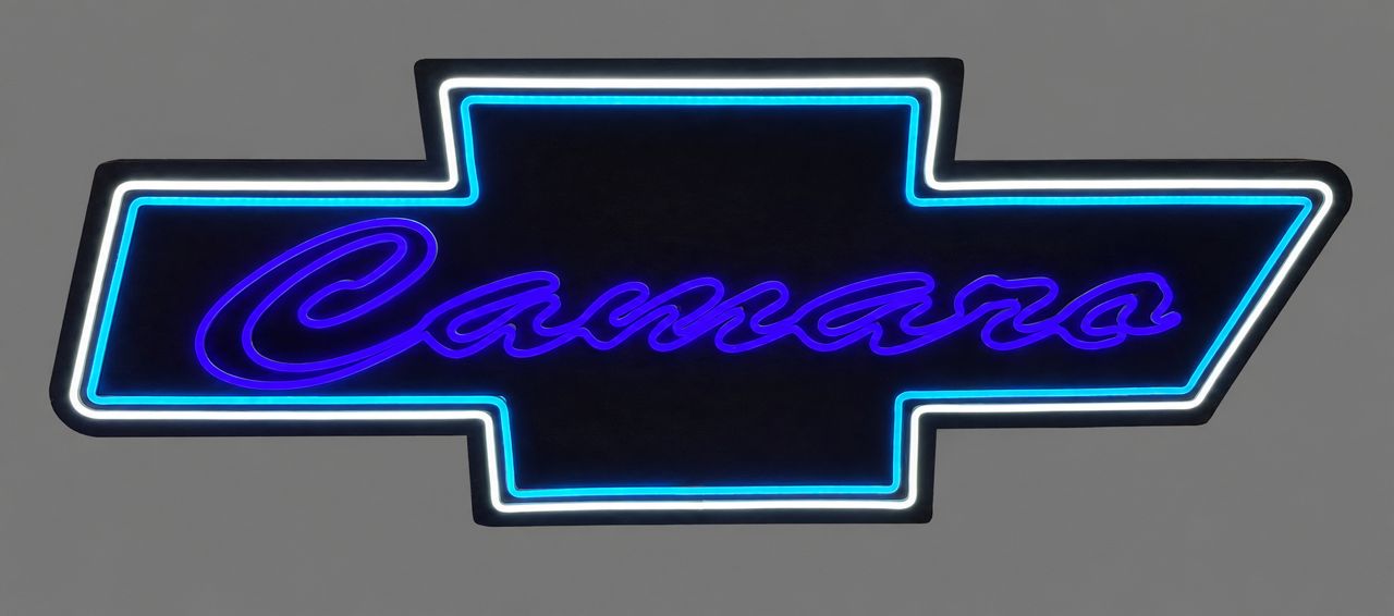 Camaro Handmade Wooden LED Neon Sign