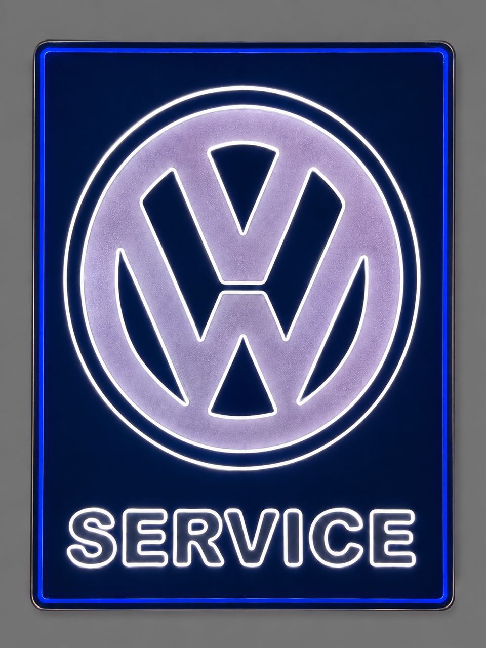 Volkswagen Service LED Neon Sign 4-Foot-Tall Handmade Wooden