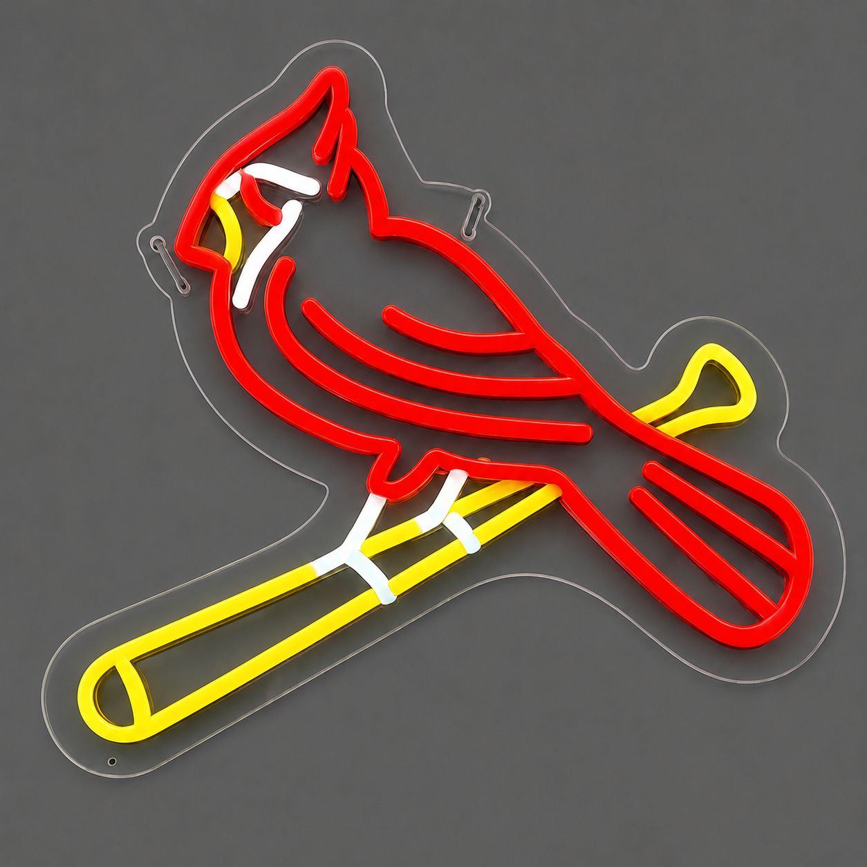 Cardinal WITH BAT LED Neon Sign