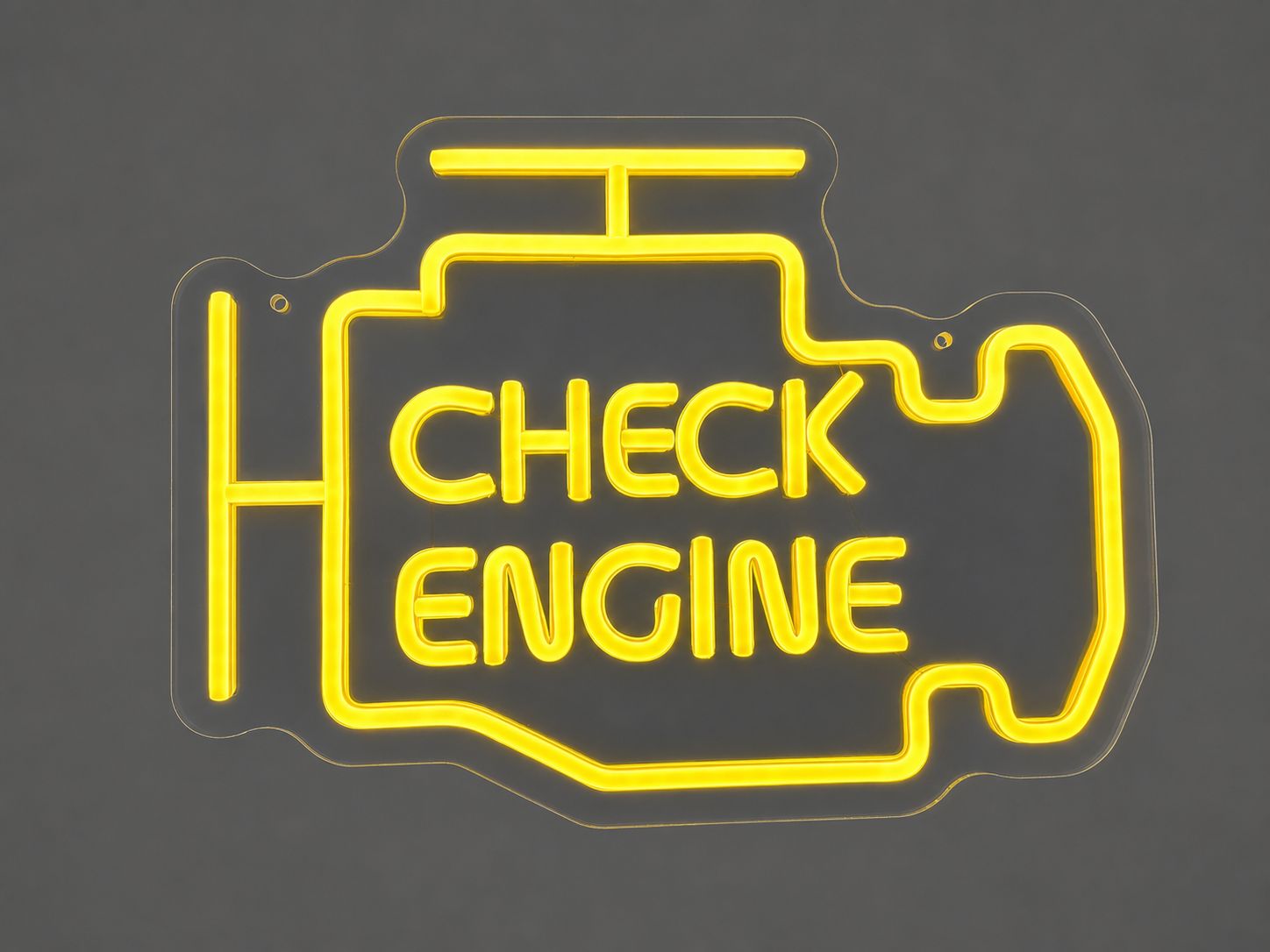 Check Engine LED Neon Sign