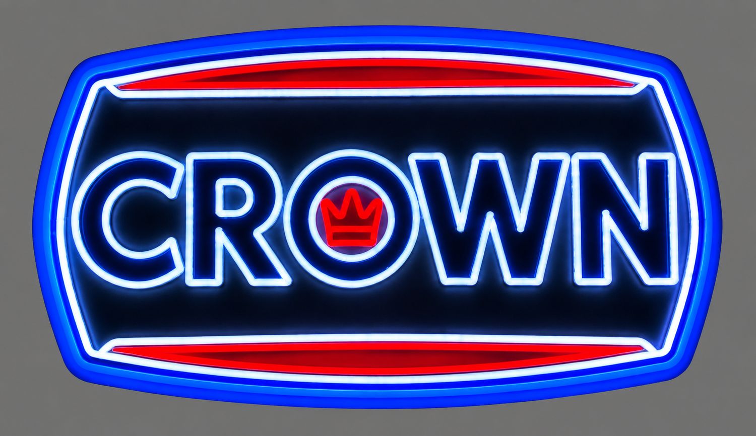 Crown Gasoline LED Neon Sign