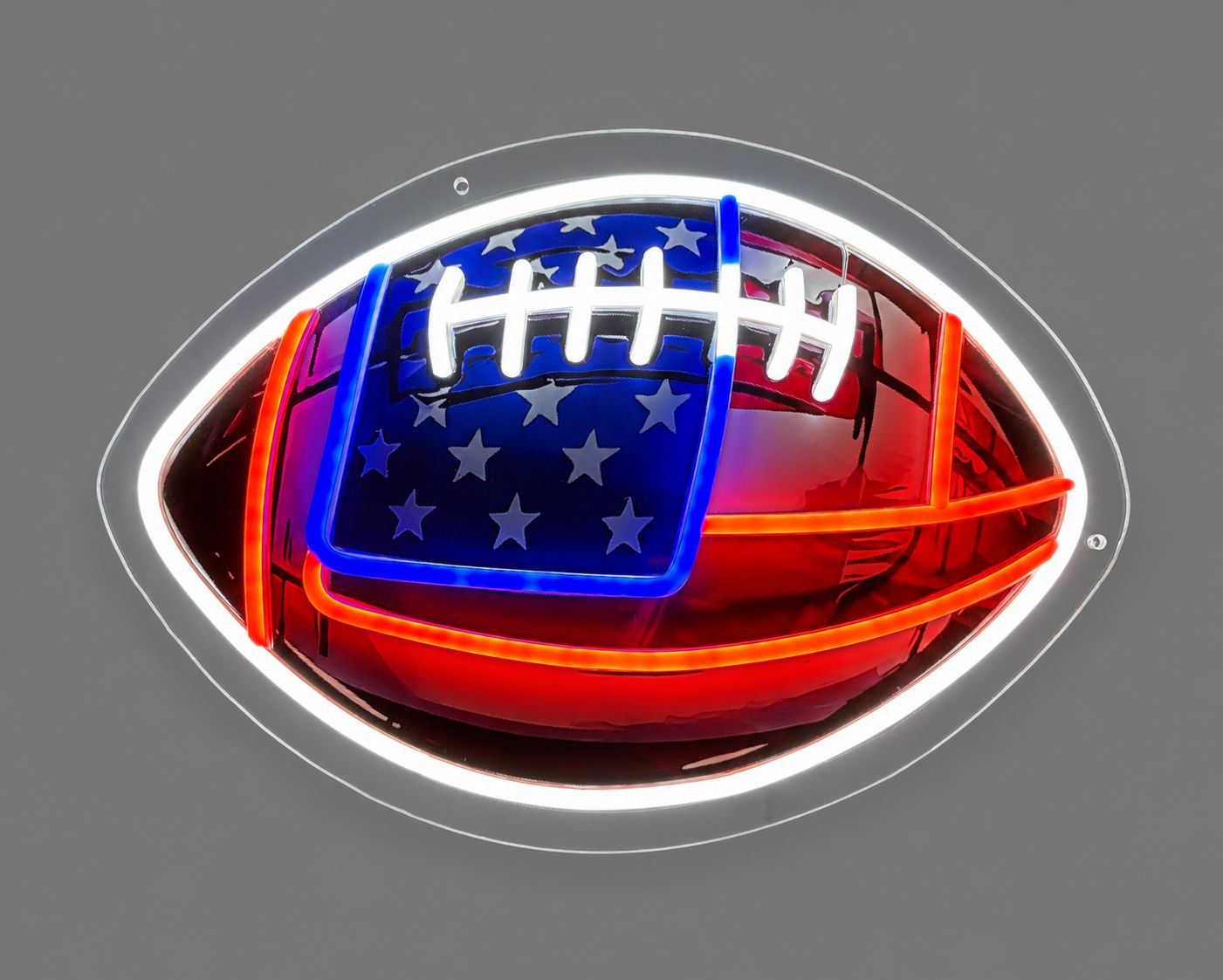 Patriotic Football LED Neon Sign