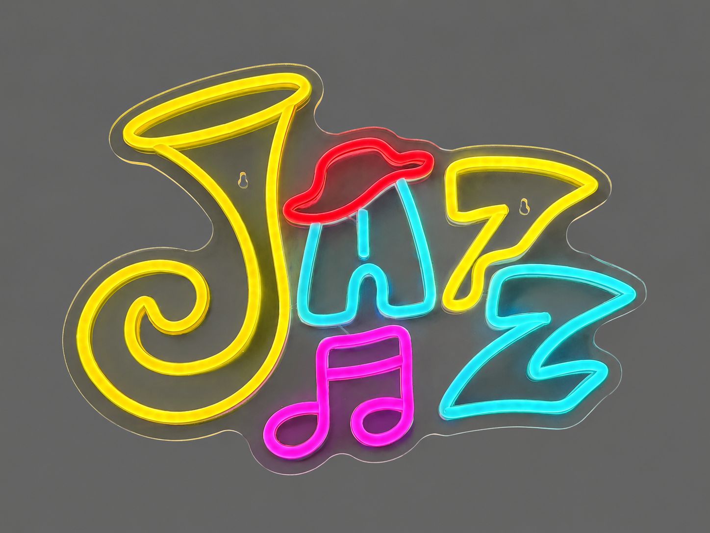 Jazz Music Cast Acrylic LED Neon Sign