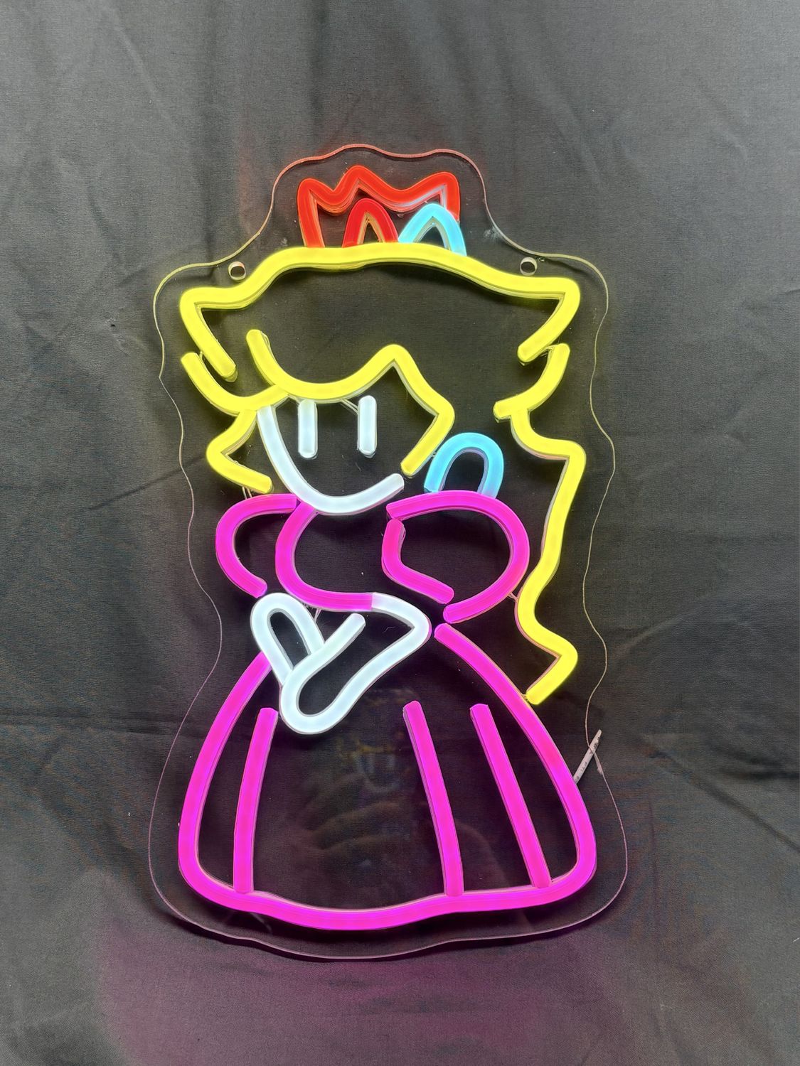 Nintendo Princess Peach LED Neon Sign