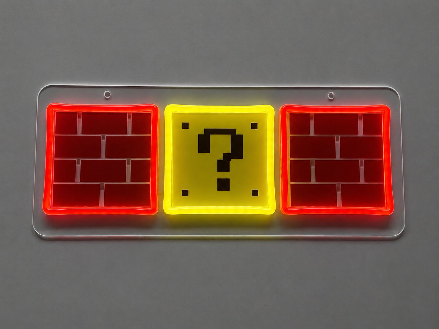 Nintendo Super Mario Question Mark Block LED Neon Sign