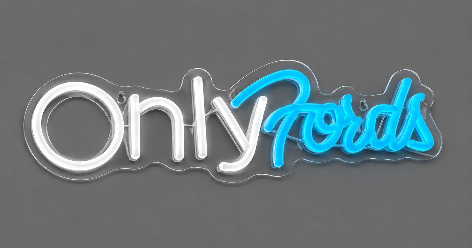 Only Fords LED Neon Sign