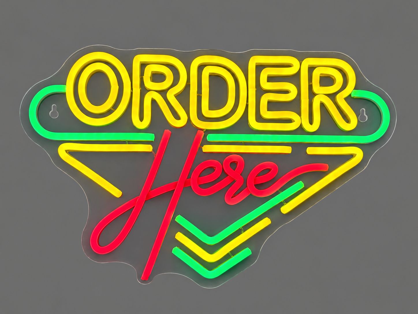 Order Here LED Neon Sign