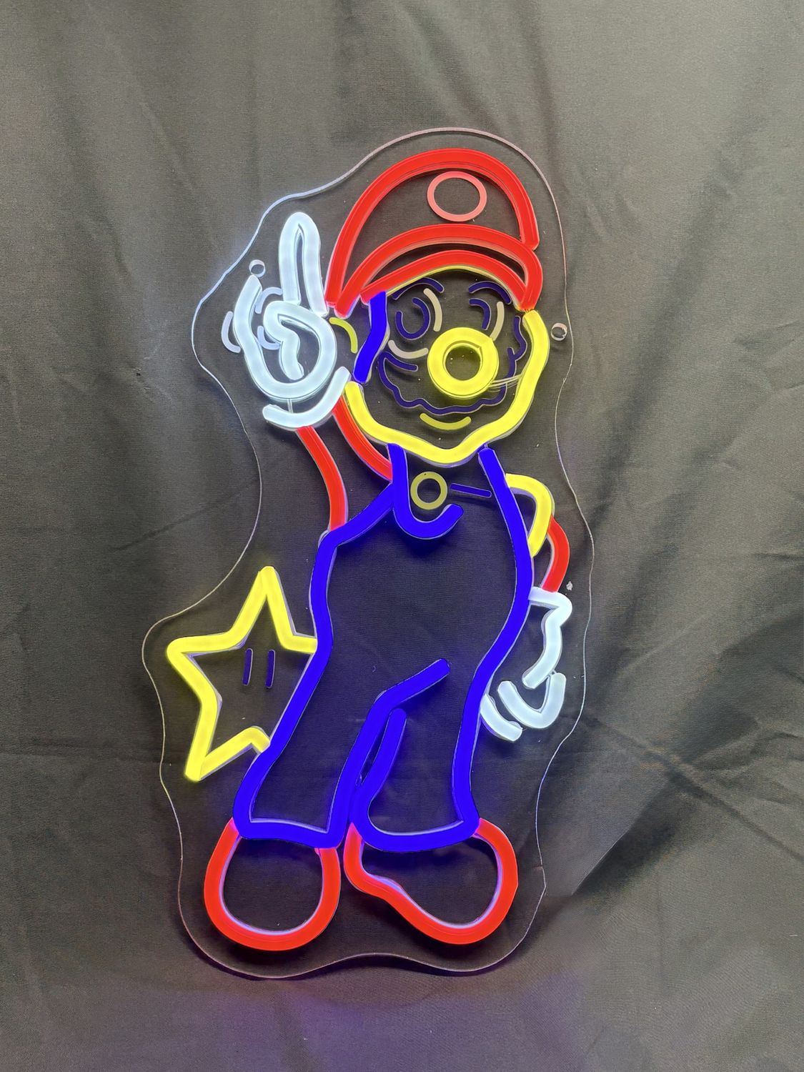 Nintendo Super Mario Standing LED Neon Sign