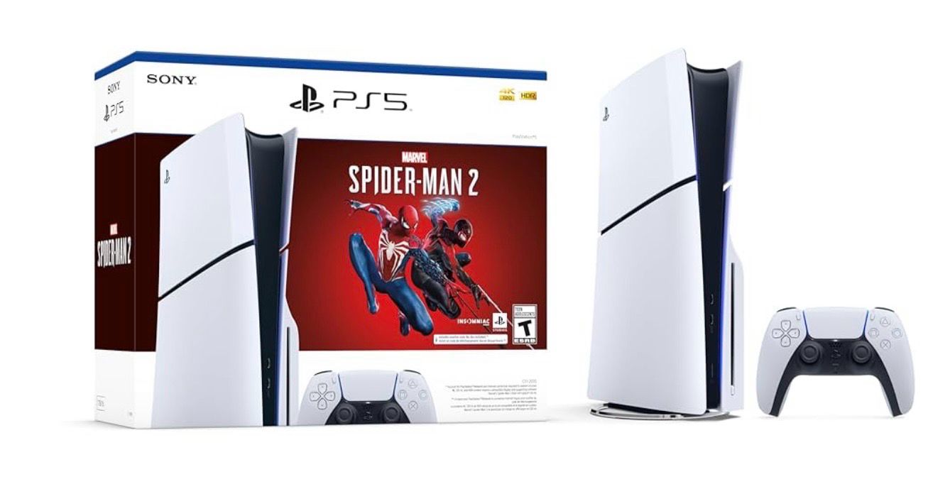 PlayStation 5 Slim Console - Marvel’s Spider-Man 2 Bundle
