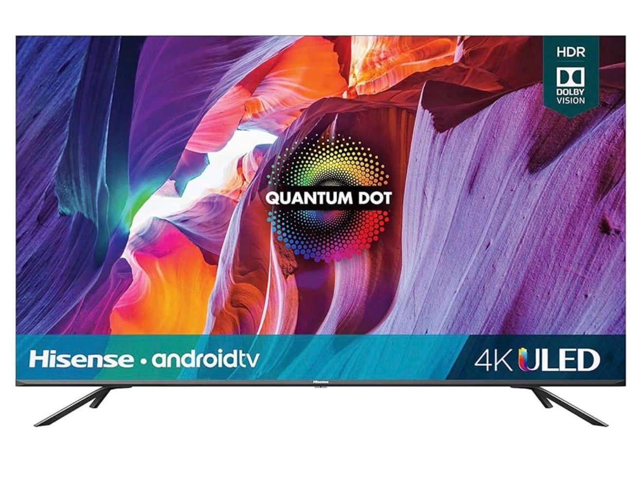 Hisense ULED 4K Premium 75U6G Quantum Dot QLED Series 75-Inch Android 4K Smart TV with Alexa Compatibility, 600-nit HDR10+, Dolby Vision &amp; Atmos, Voice Remote (2021 Model)