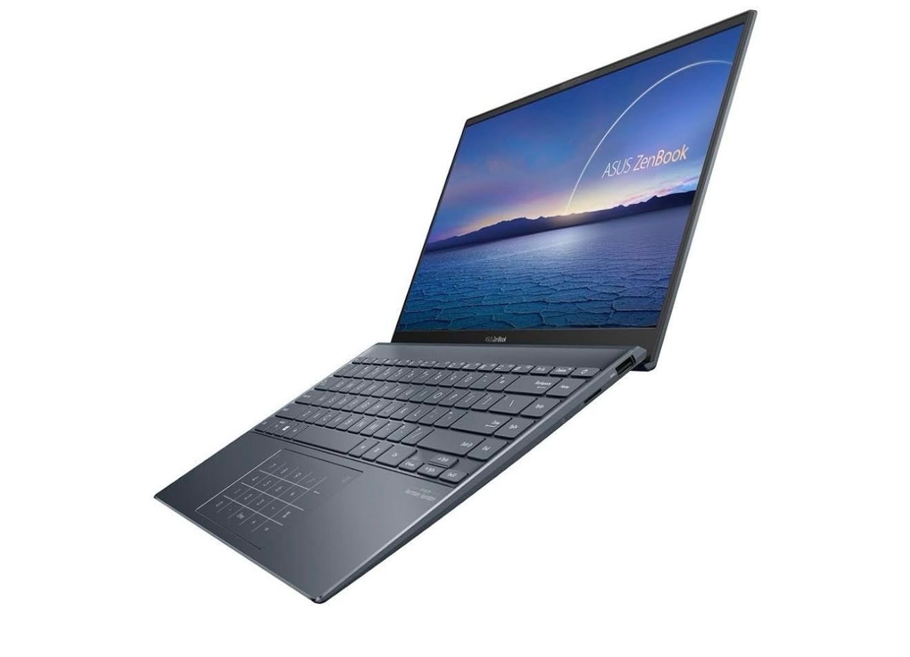 ASUSF ASUS ZenBook 14 Ultra-Slim Laptop 14” Full HD NanoEdge Bezel Display, Intel Core i7-1165G7, 8GB RAM, 512GB PCIe SSD, NumberPad