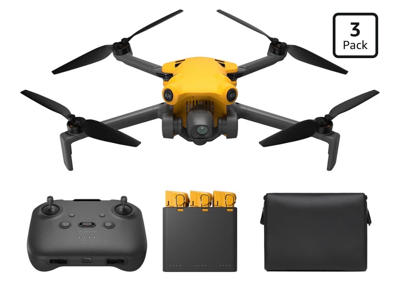SKYROVER X1 Drone with Camera Combo for Adults, 4K/60fps Video, 8K Photo, 360° Obstacle Avoidance, Under 249g, 9.32-Mi Transmission, Vertical Shooting, AI Night Shot, 96-Min Flight Time with 3 Batteri