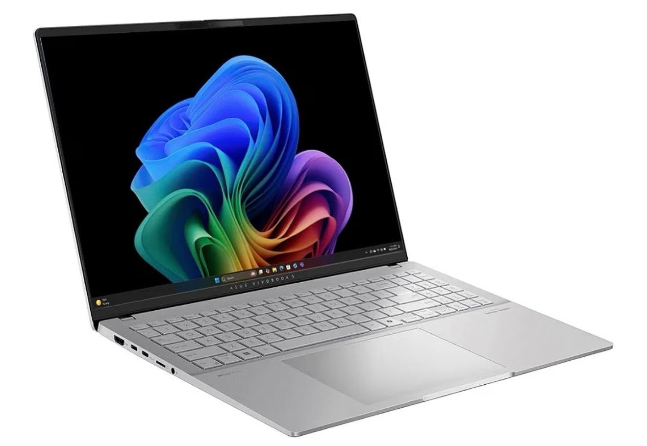 ASUS Vivobook S 16 AI Copilot+ PC Laptop: AMD Ryzen AI 9 365, 15.6" OLED 3.2K 120Hz Display, 32GB 7500MHz RAM, 1TB SSD, AMD Radeon 880M Wi-Fi 6, RGB Backlit KB, Windows 11