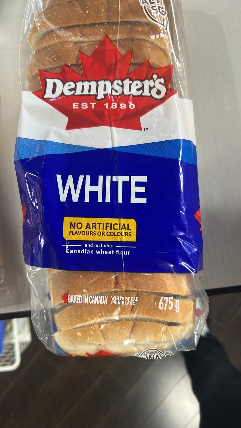 Dempster Bread White (576g)