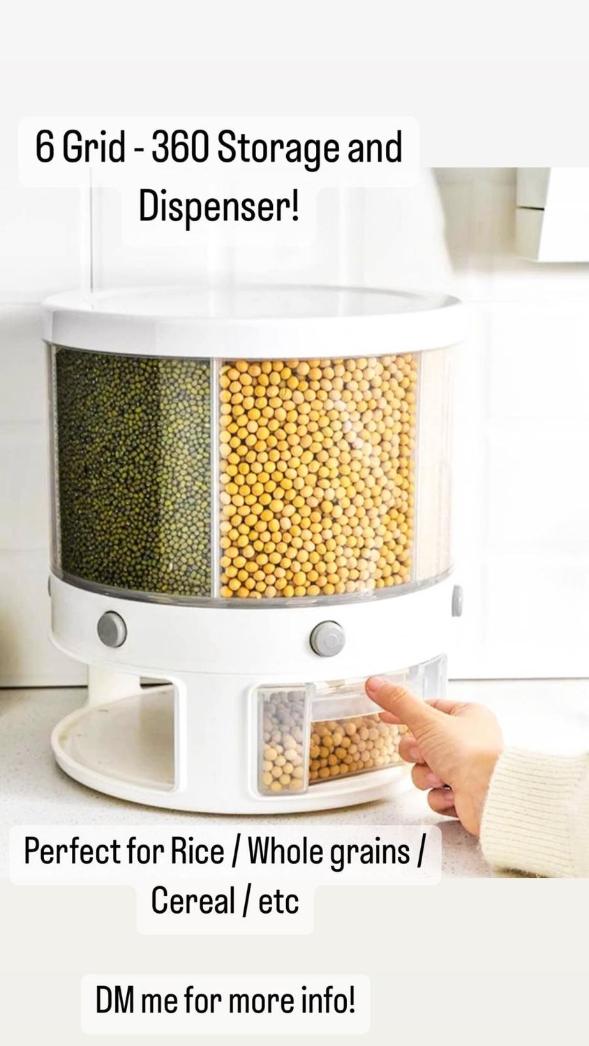 6 Grid Dry Food Dispenser