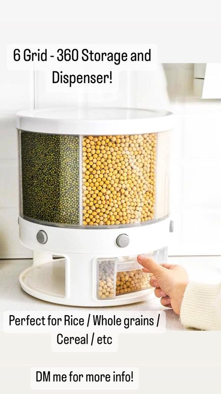 6 Grid Dry Food Dispenser