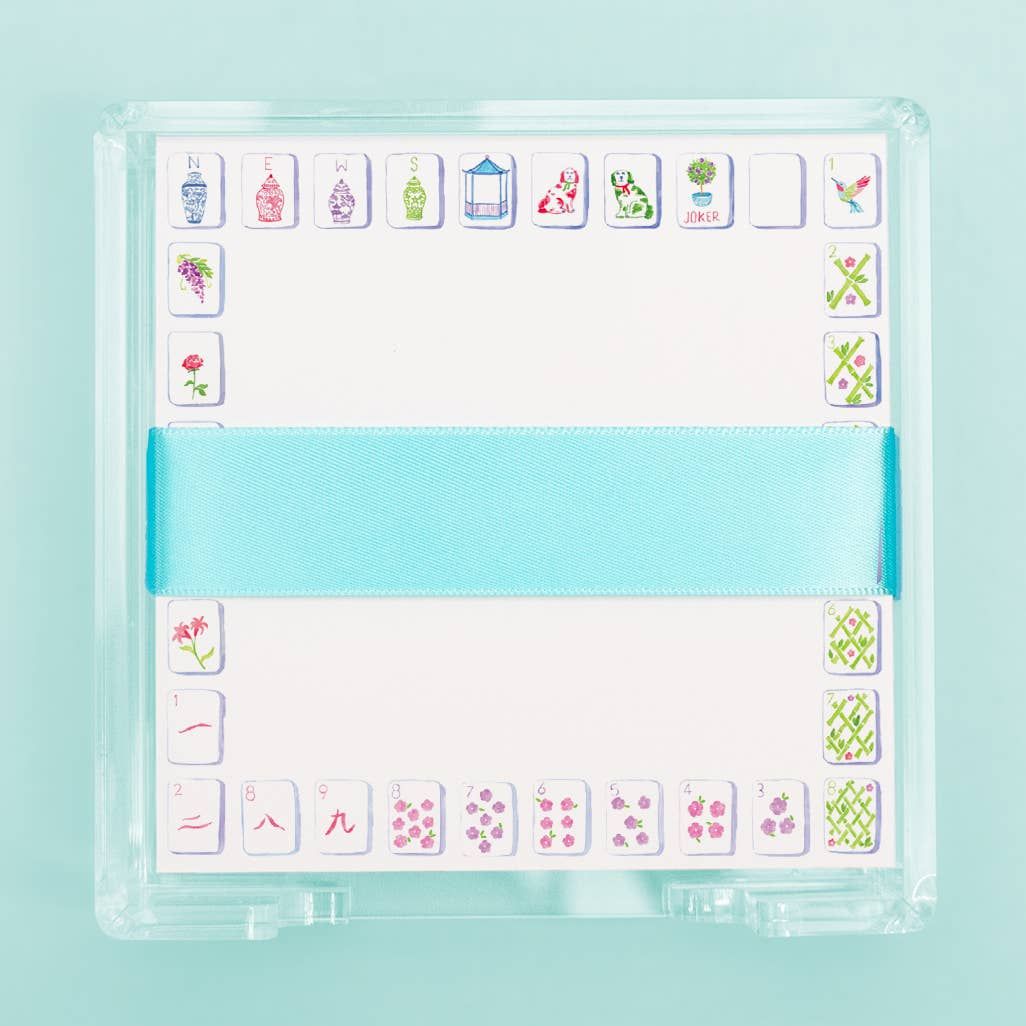 Mahjong Desk Set