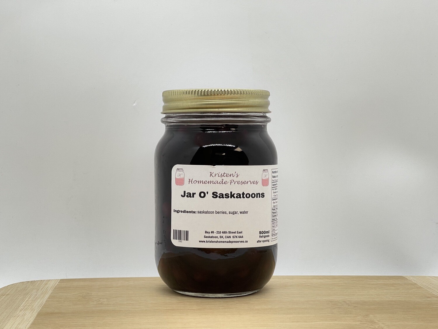 Jar O' Saskatoon Berries