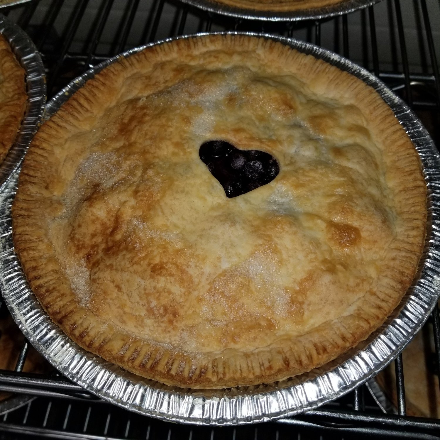 Saskatoon Pie, Options:: Pastry Top