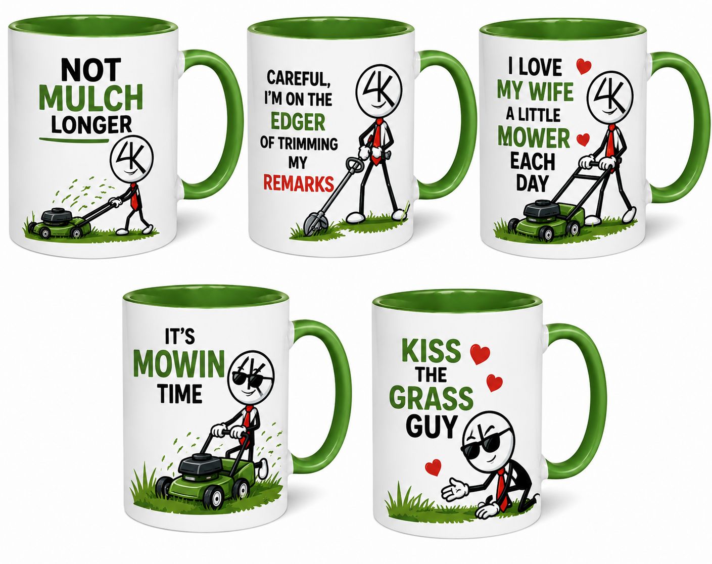 Funny Landscaping Mug Collection