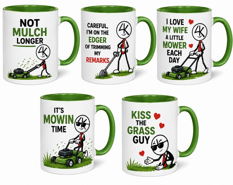 Funny Landscaping Mug Collection