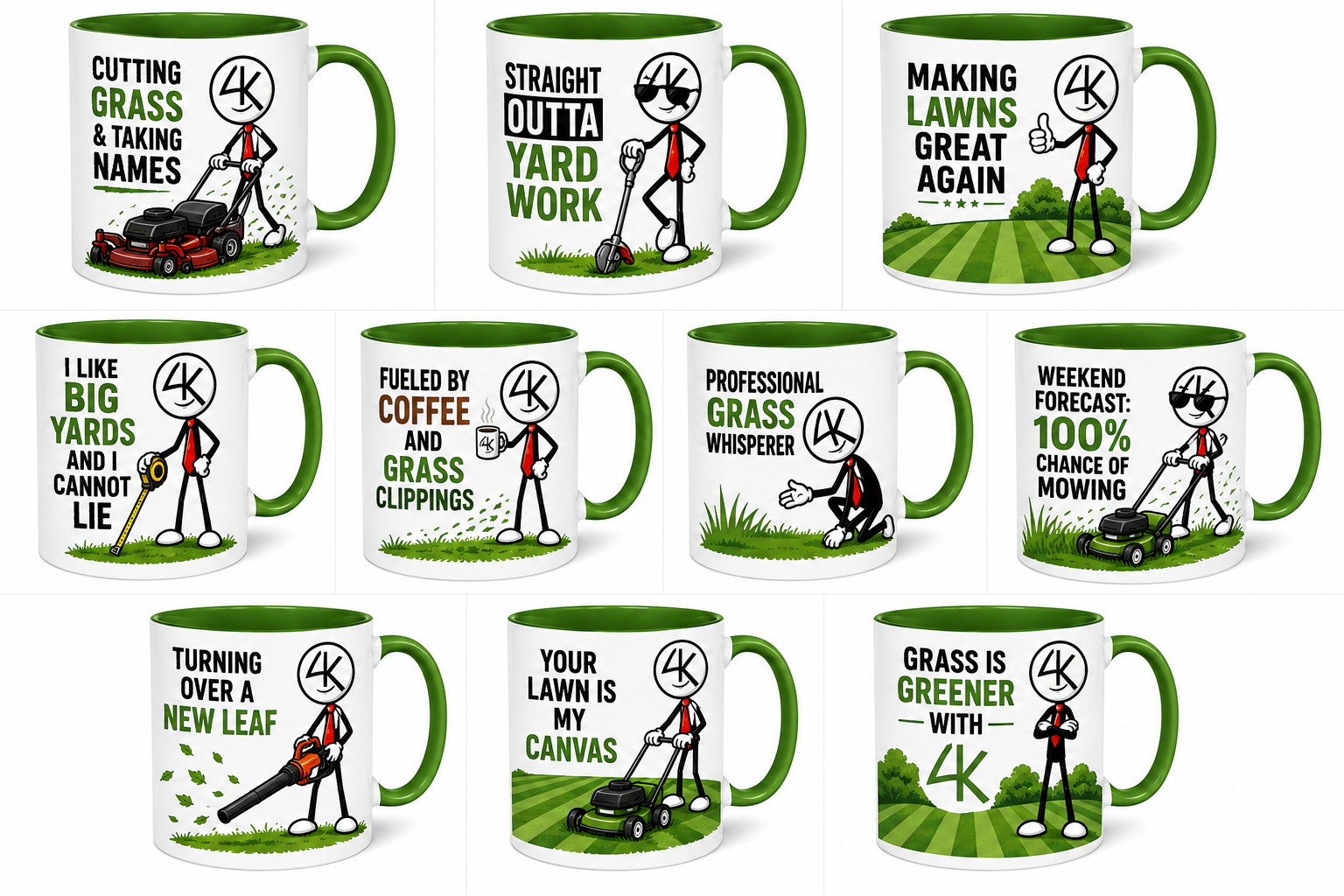 Funny Landscaping Mug Collection