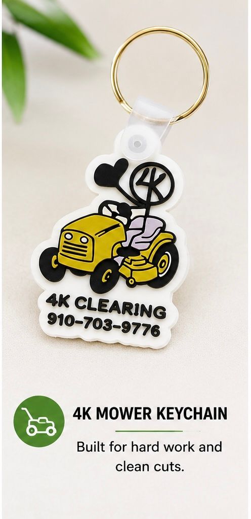 ​4K Clearing Custom PVC Keychains (3 PC)