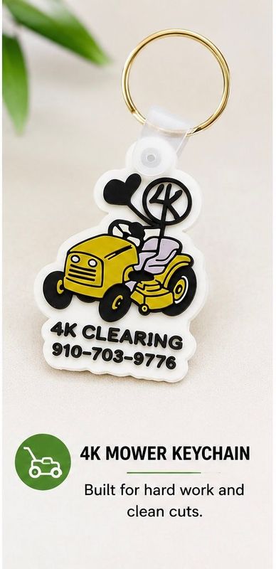 ​4K Clearing Custom PVC Keychains (3 PC)
