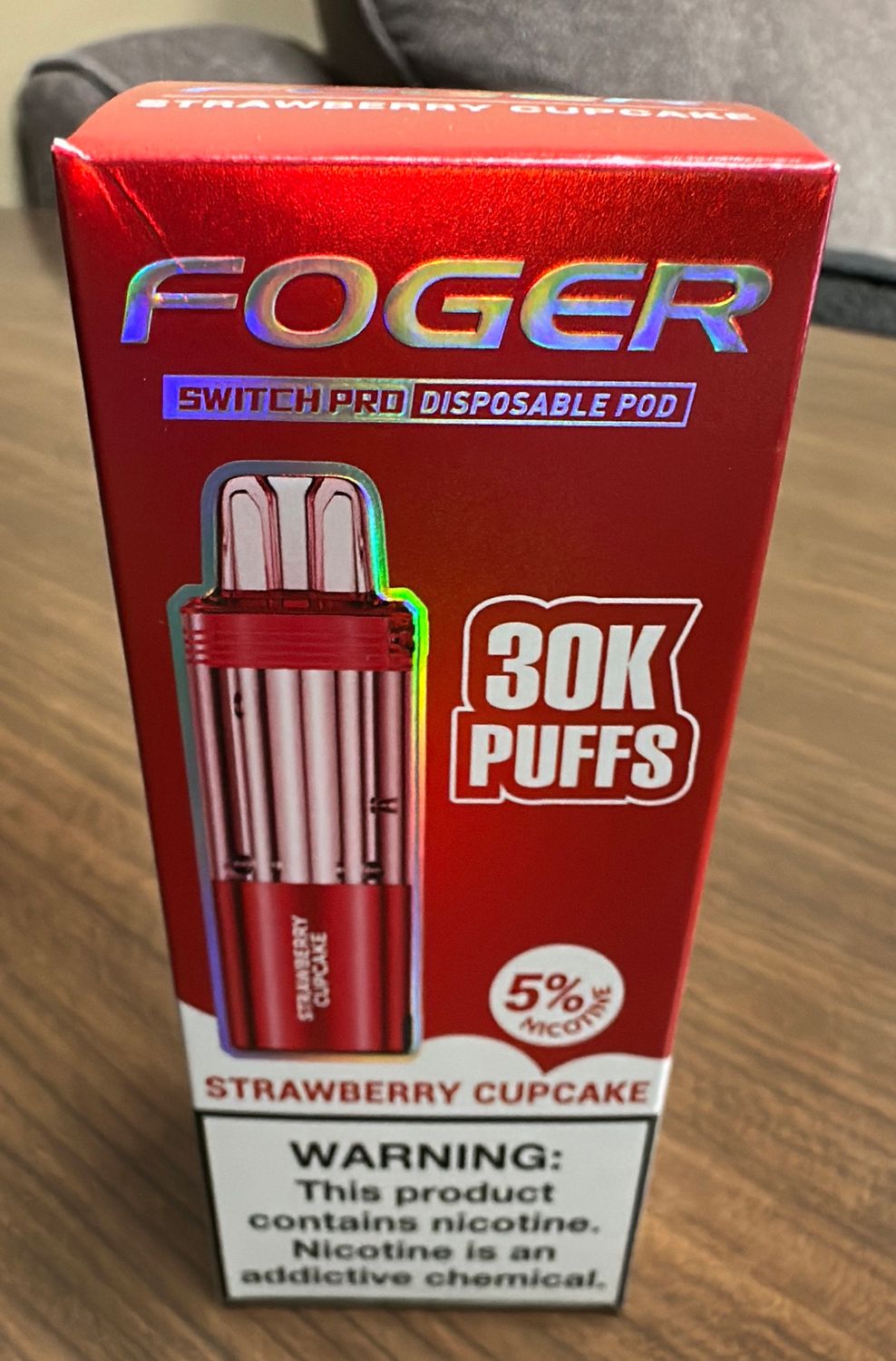 Foger Pod 30k - Strawberry Cupcake