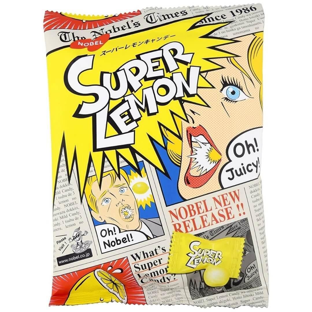 EXOTIC SNACKS - NOBEL Super Lemon Candy (Japan)