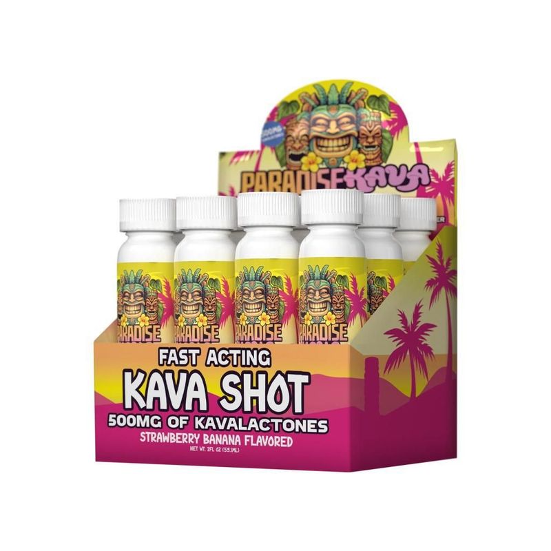 Paradise Kava-Strawberry Banana Kava Shot