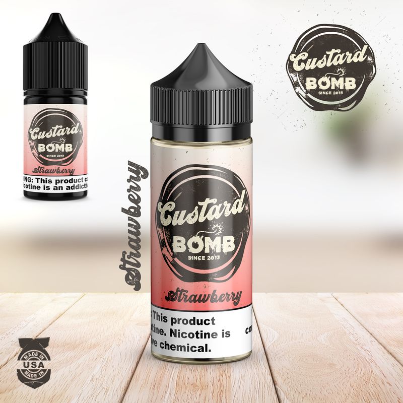 Vapergate - Custard Bomb - Strawberry
