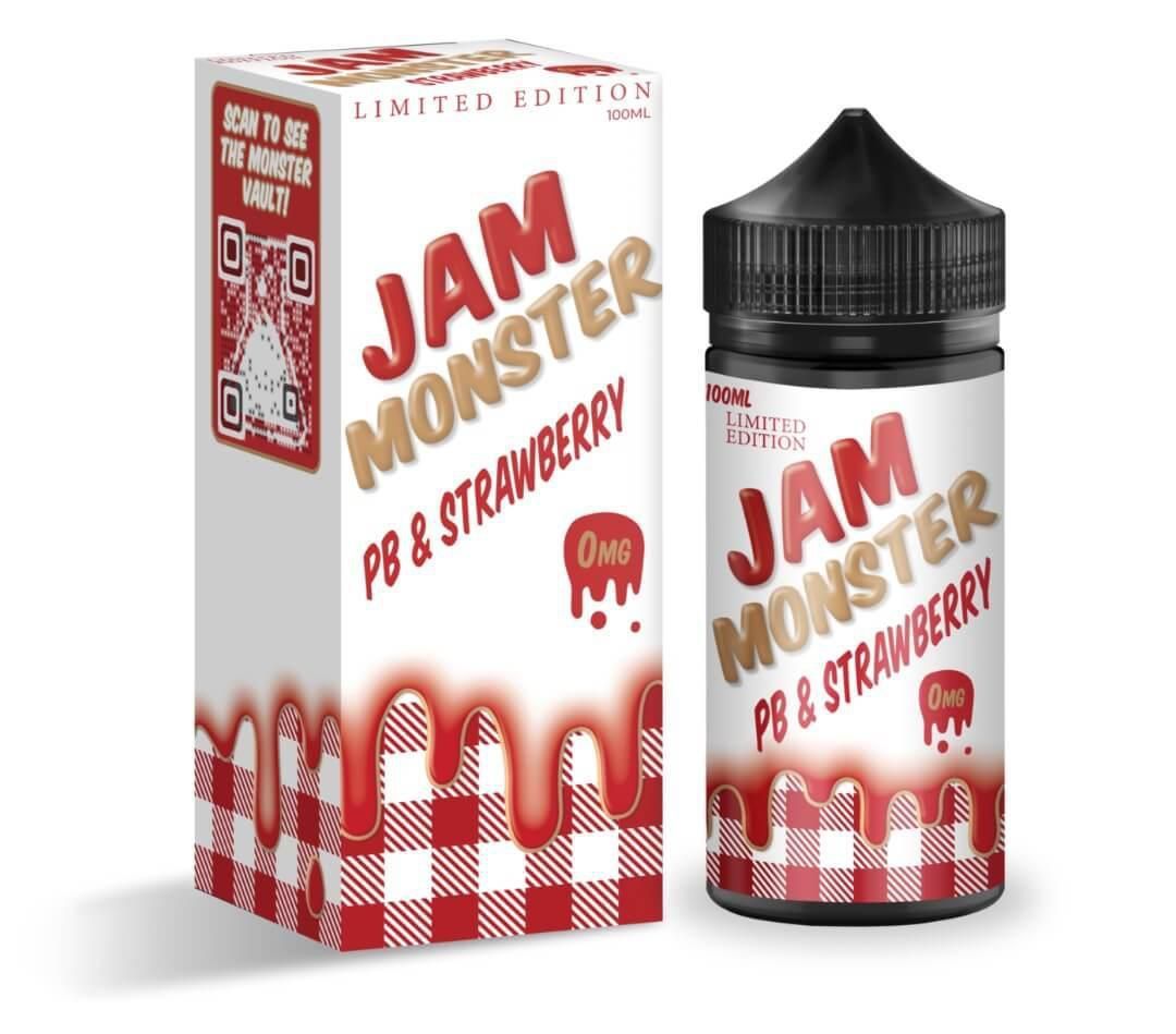 MONSTER VAPE LABS - JAM MONSTER - PB &amp; Strawberry