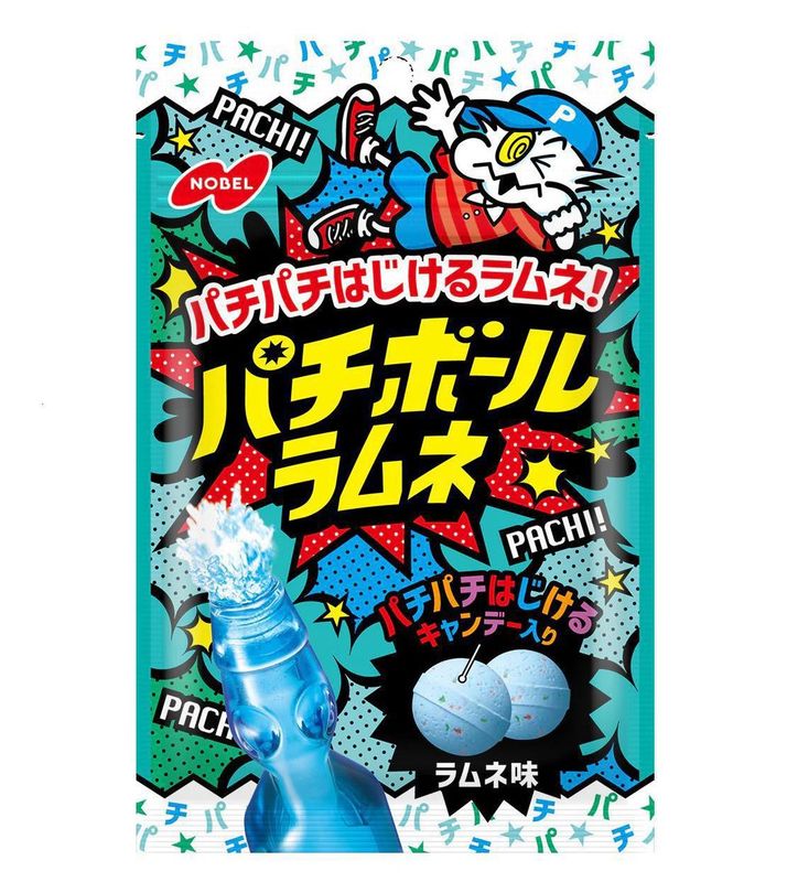EXOTIC SNACKS - NOBEL Pachiball Ramune Candy (Japan)